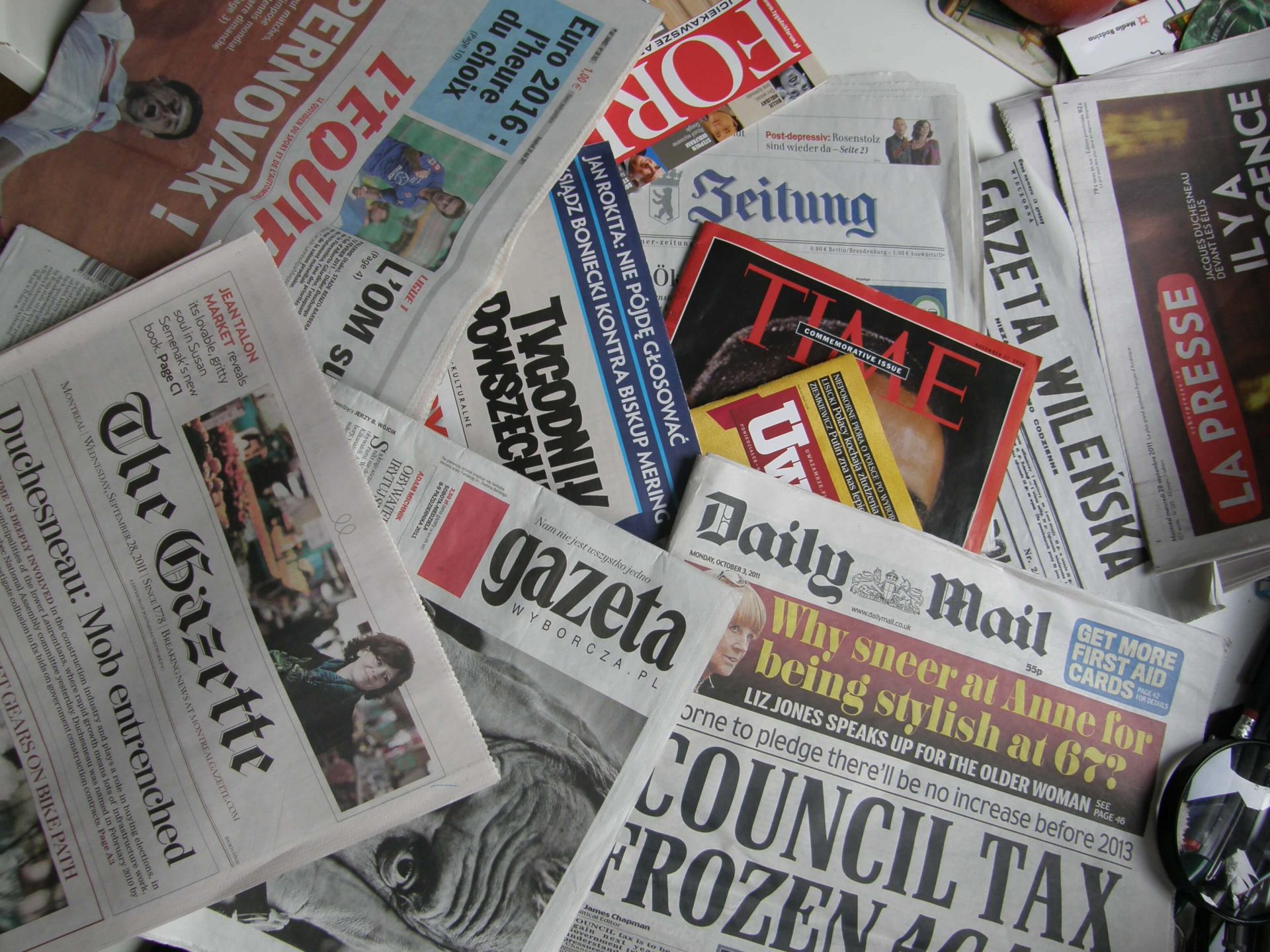 Photography in era of evolution of contemporary mass media