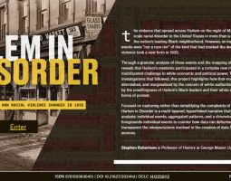 History Unbound: Harlem in Disorder as an Example of Using the Digital Medium