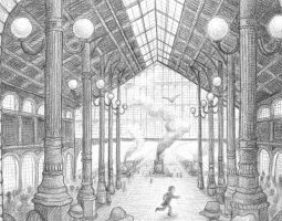 "The Invention of Hugo Cabret": Drawing a City, Flipping Through Scenes